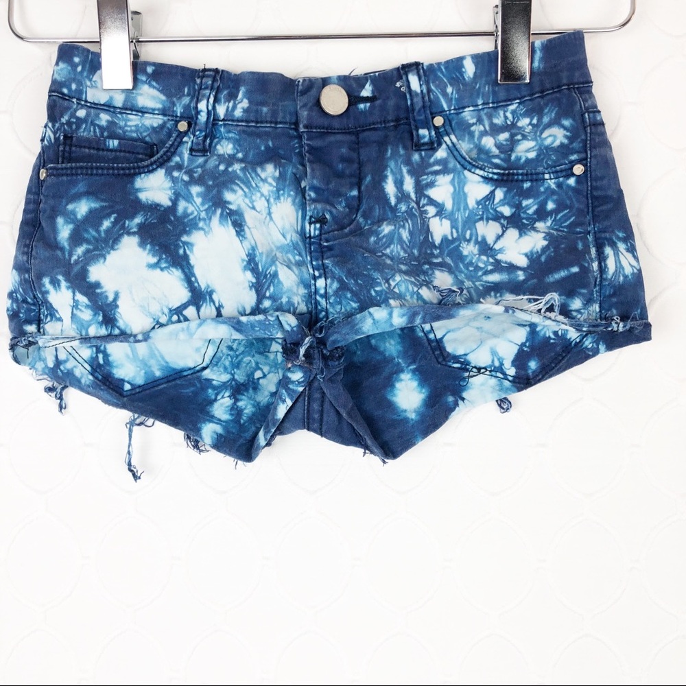 Blank NYC Girls Denim Shorts Stone Wash 7